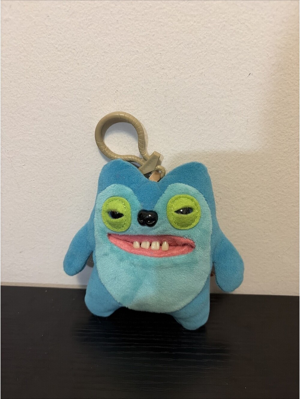 Fuggler Key Ring Catch Me Teal Greedy Grinner New With Tags